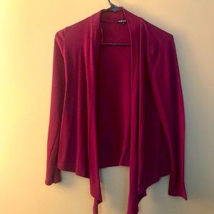 Ambiance, maroon, small, cardigan